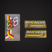1971-1977 Mercury MerCruiser 888 Decal Set 70658A1 , 69447A1 , 60879A1 