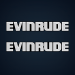 1995-1997 Evinrude Letters Domed Decal Set 0212495