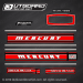 1968 Mercury Racing 1000BP decal set 