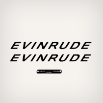 1963 Evinrude 40 hp BigTwin decal set