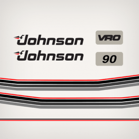 1985 Johnson 90 hp VRO V4 decal set 0393907