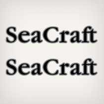 SEA CRAFT BOAT DECAL SET