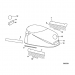 2002-2003 Evinrude 90 hp Ficht ram Engine cover 0285600 Diagram