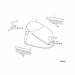 2002-2006 EVINRUDE 150 hp Ficht Ram Injection Engine Cover White Models 0285601 Diagram