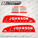 1949-1950 Johnson 16 hp decal set SD-20