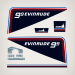 1981 Evinrude 9.9 HP SAILBOATS decal set 0281661, 0281662, 0208655, 0208654