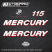2006 mercury 115 hp 4S EFI 881649A06 decal set 