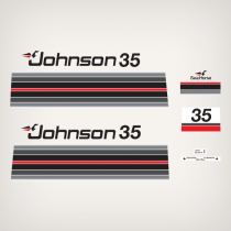 1982 Johnson 35 hp decal set (Outboards) 392374