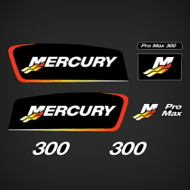 2001-2005 Mercury Racing Alien 300 hp Promax decal se 840323A20 and 840323A1