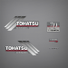 1996-2005 Tohatsu 70 hp decal set M70C*