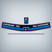 1982 Evinrude 70 hp decal set 0281866 display
