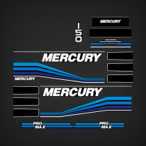 1994-1997 mercury racing 150 hp Promax Custom decal set 847984A94 Blue