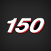 2006 Mercury 150 Red Shadow horsepower decal 892565003, 8M0061183
