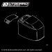 2000-2003 Mercury 135 hp Optimax Digital decal set 854291A00