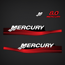 1999-2006 Mercury 8.0 Hp Decal Set 808526A00 