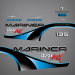 1998 1999 2000 Mariner 135 hp OptiMax OFFSHORE decal set 854296A99 (Outboards)