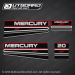 1994-1995 Mercury 20 Design I decal set 824091A94
