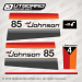 1977 Johnson 85 hp decal set 0388372 0388373