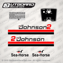 1979 Johnson 2 hp decal set 0389540, 0389539