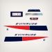 1971 Evinrude 40 hp Ski-Twin decal set 0279357, 0279321