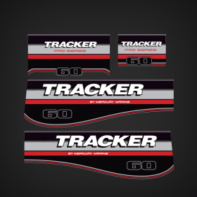 1996-2006 Mercury Tracker 60 hp decal set 824733A96