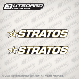 1999-2000 Stratos 1 Star decal set SMALL