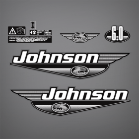2000 Johnson 6.0 hp decal set