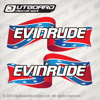 EVINRUDE Confederate Flag (Outboards)