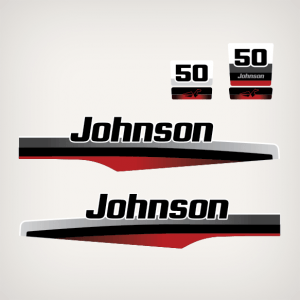 1997-1998 Johnson 50 hp 2 cylinder decal set