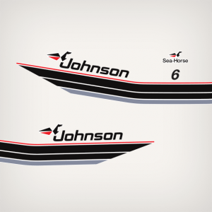 1985 Johnson 8 Hp decal set 0393674 0395303