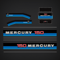 1983 Mercury 150 Hp V6 Decal set 13486A86