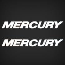 2013-2018 Mercury letters Domed decal set 8M0024862