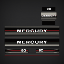 1986-1988 Mercury 90 hp decal set 13137A87