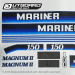 1988 MARINER 150 HP MAGNUM II DECAL SET 11625A88  813034A89 Custom Blue