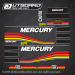 1994 1995 1996 1997 Mercury Racing 250 hp ProMax EFI decal set 847984A94, 817704A22, 817704A23, 817706A3, 817706A4