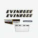 1955 Evinrude outboard 3 hp lightwin decal set printed 