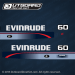 1995-1997 Evinrude 60 hp decal set 0284837 