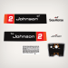 1976 Johnson 2 hp decal set 0387521