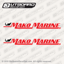Mako Marine Decal Set #7