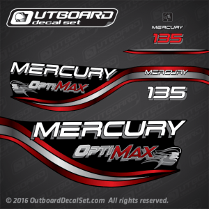 1998 1999 Mercury 135 hp Optimax Outboard decals 854291A98 DECAL SET (BLACK 135 LONG) 852552T3 852552A3 852552T4 852552A4 1135473VD 1135473VE 1135473VT 1135483VD 1135483VE 1135484VD 7135473HD 7135473HE 7135483HD 7135484H