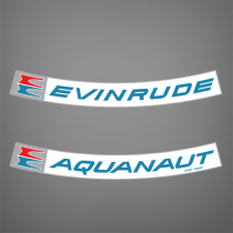 NEW- Evinrude Aquanaut diving compressor decal set