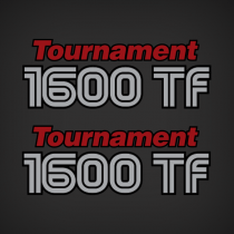 Tournament 1600 TF decal set Bass tracker