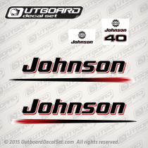 2003 2004 2005 2006 2007 Johnson 40 hp decal set 0350203, 0350202, 0350199, 0350201, 0350200, 5005020
