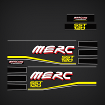 1993-1997 Mercury Racing SST120 Decal Set 