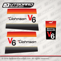 1977-1979 Johnson Racing Special V6 decal set (Outboards)