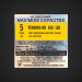 HYDRA SPORTS - HS 170 Boat Capacity Decal