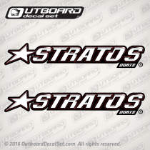 2002-2008 Stratos Boats decals by set