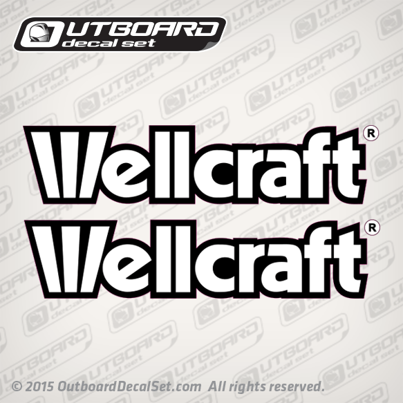 Well craft lettering decal Set