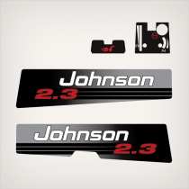 1992 1995-1996  Johnson 2.3 hp decal set 0114894 