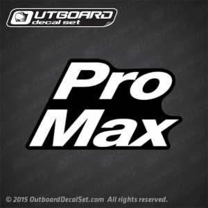 2001-2006 Mercury Racing Promax rear decal